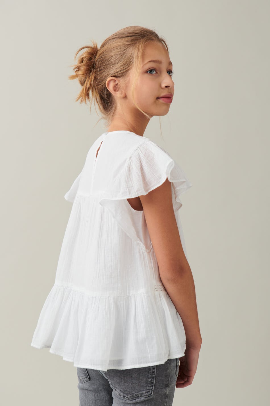 Y crinkled top