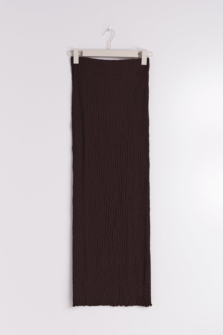 Textured maxi skirt