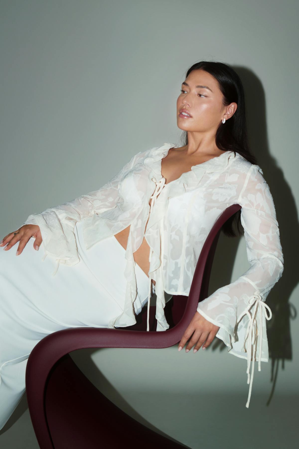 frill blouse