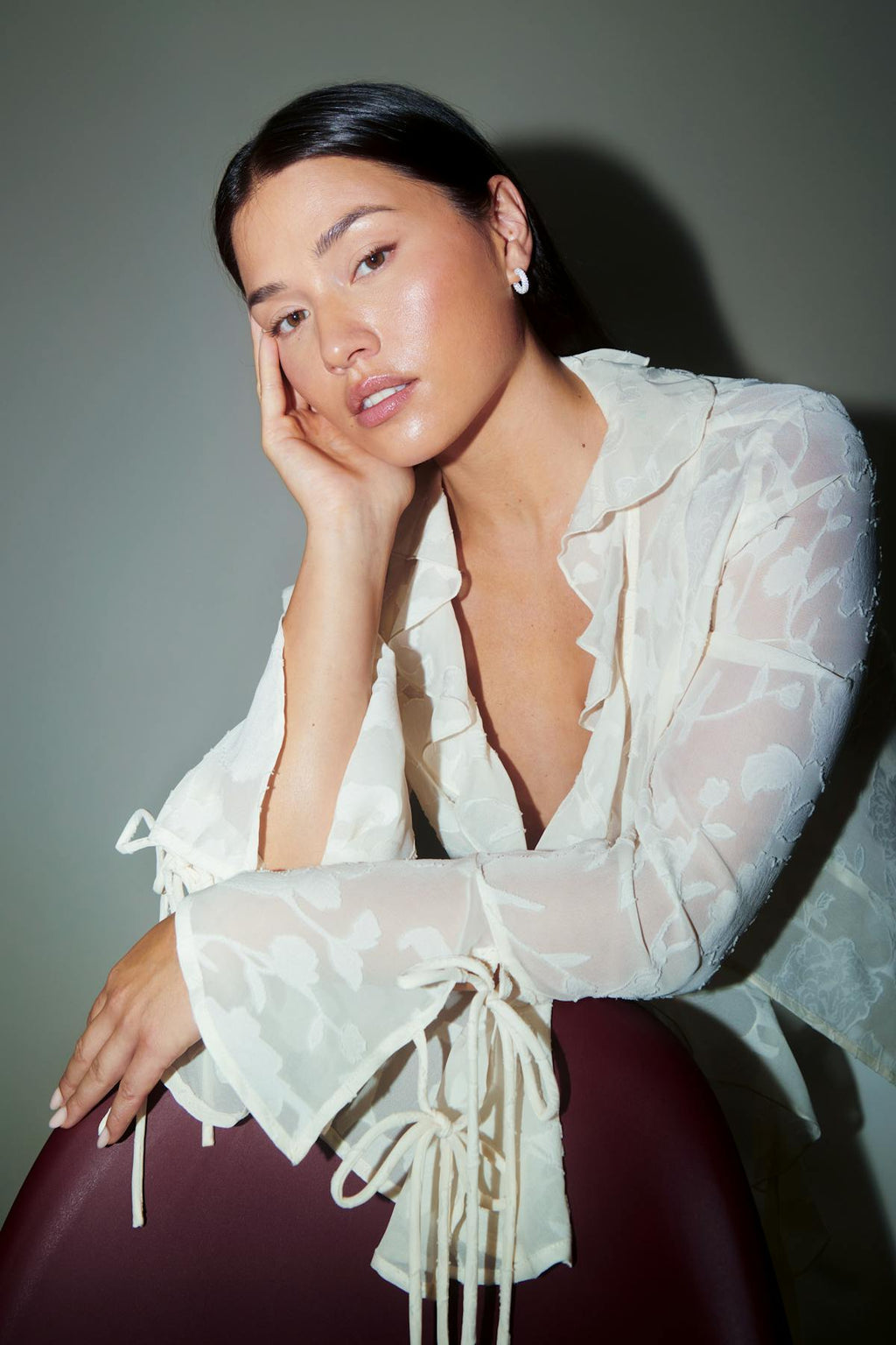 frill blouse
