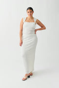 Structure maxi skirt