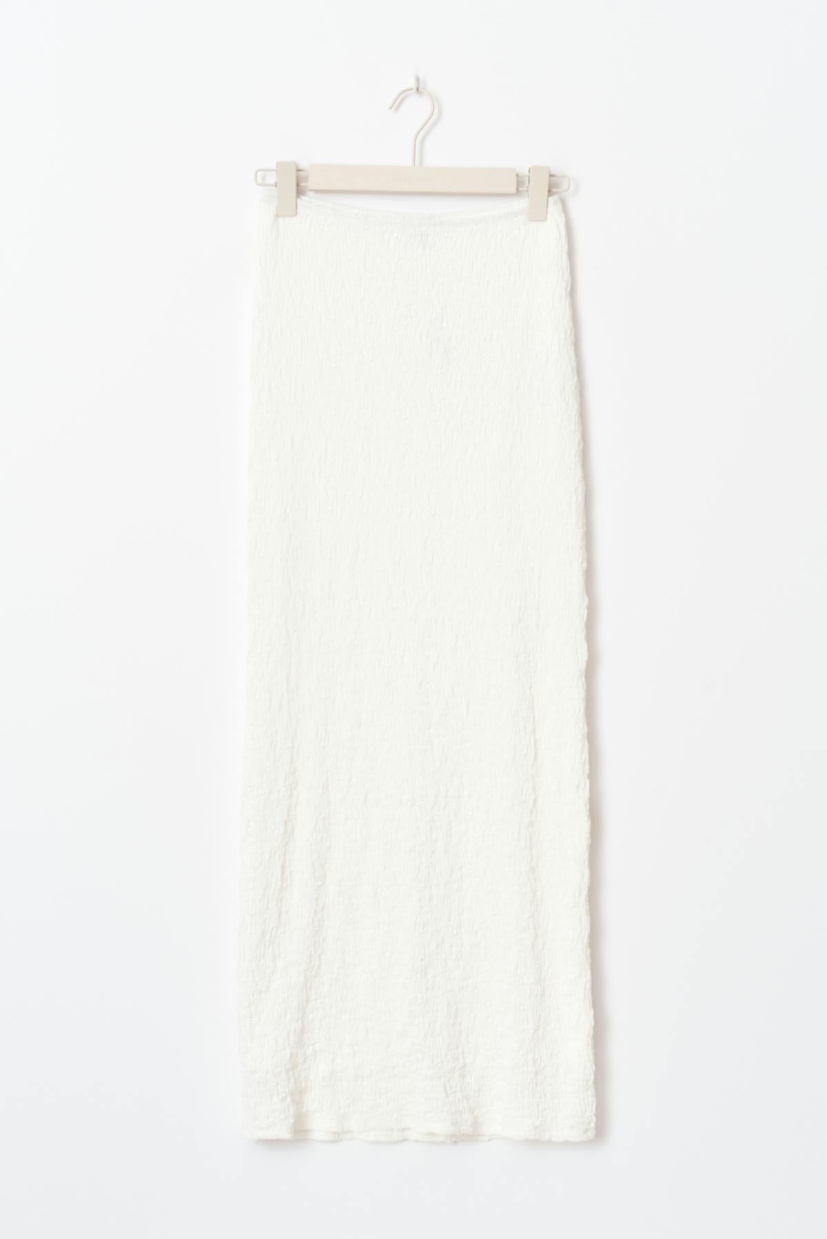 Structure maxi skirt