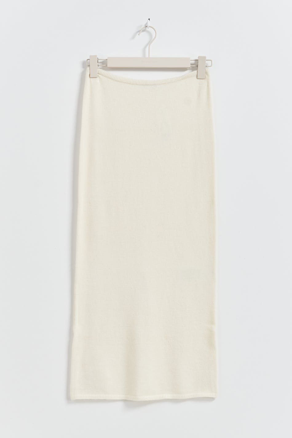 Low waist knit skirt
