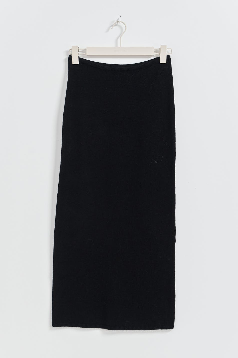 Low waist knit skirt