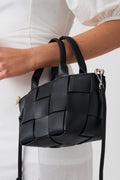 Braided pu bag