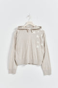 Y star knitted hoodie