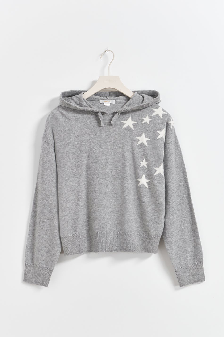 Y star knitted hoodie