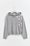 Y star knitted hoodie