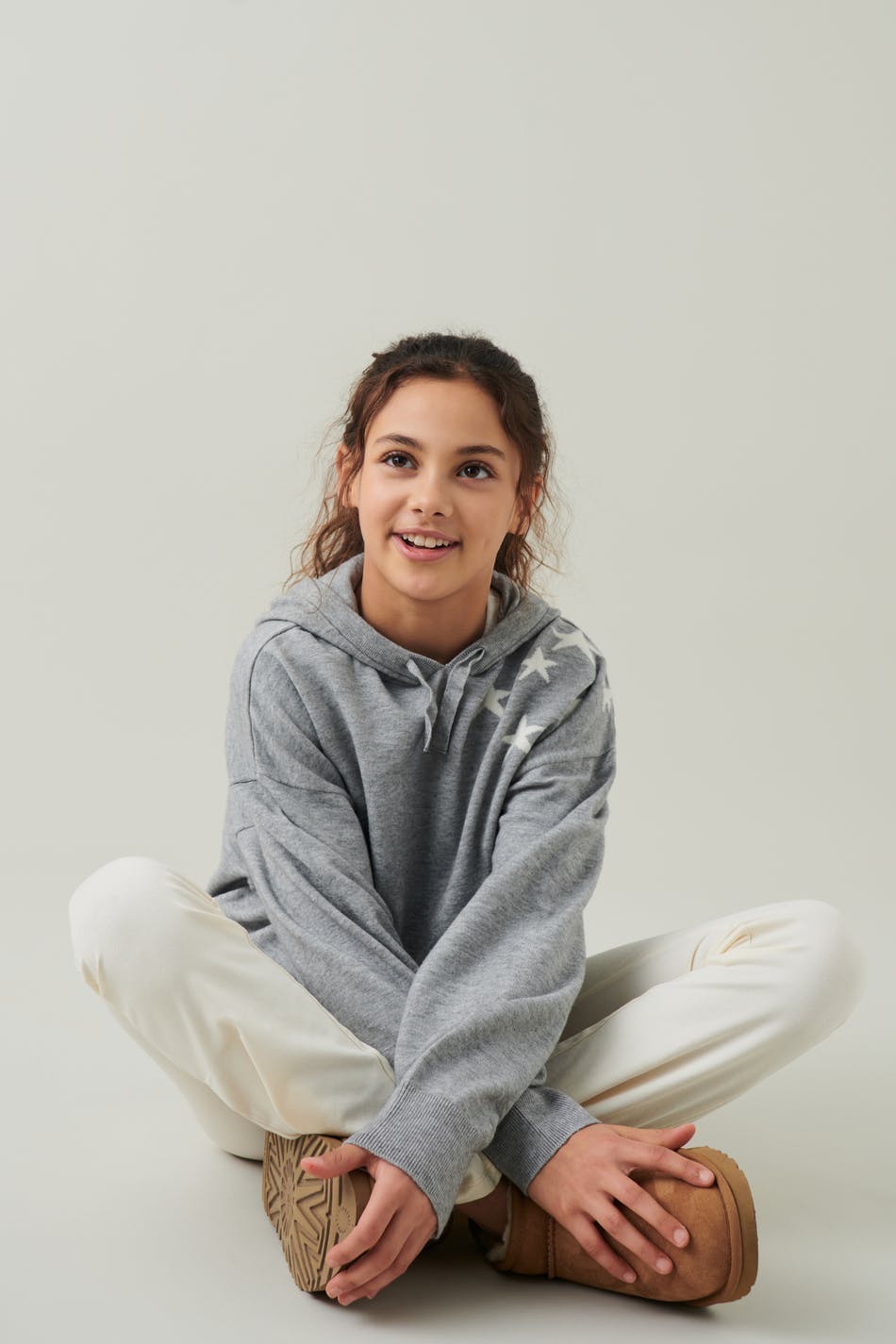 Y star knitted hoodie