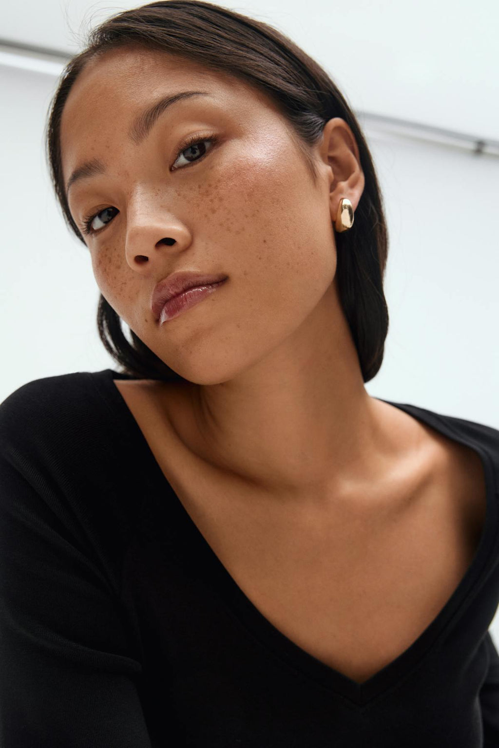 chubby hoops earrings