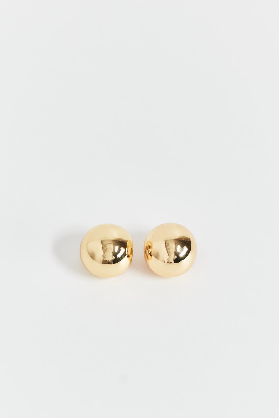 Big round earrings