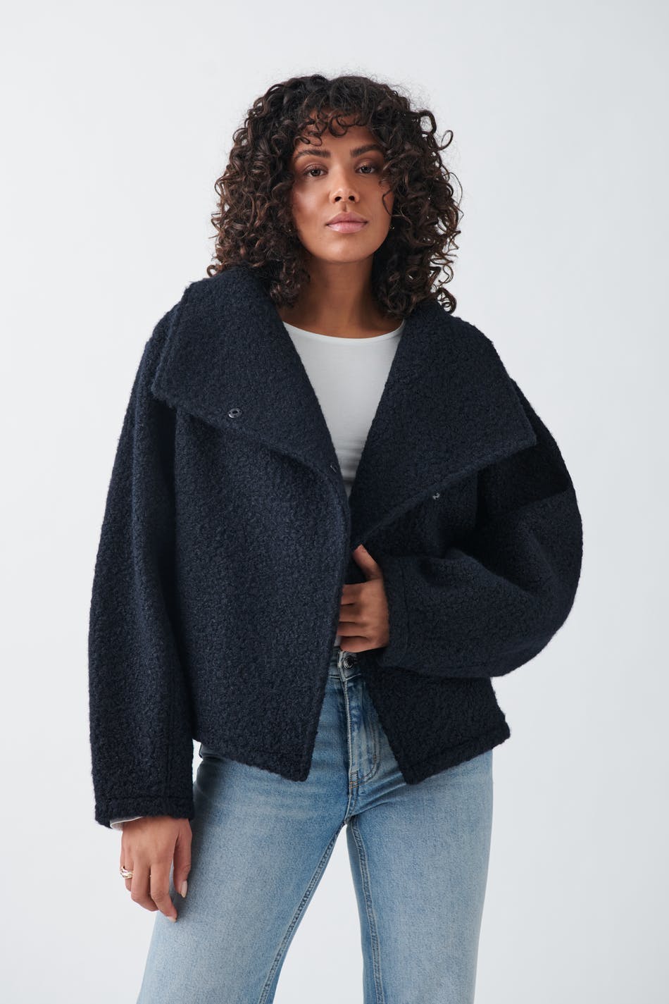Soft boucle jacket