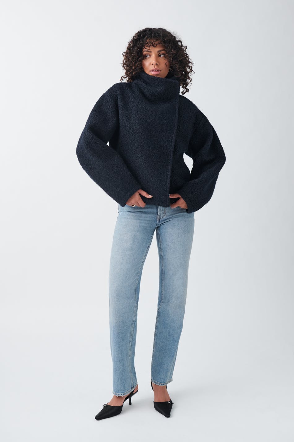 Soft boucle jacket
