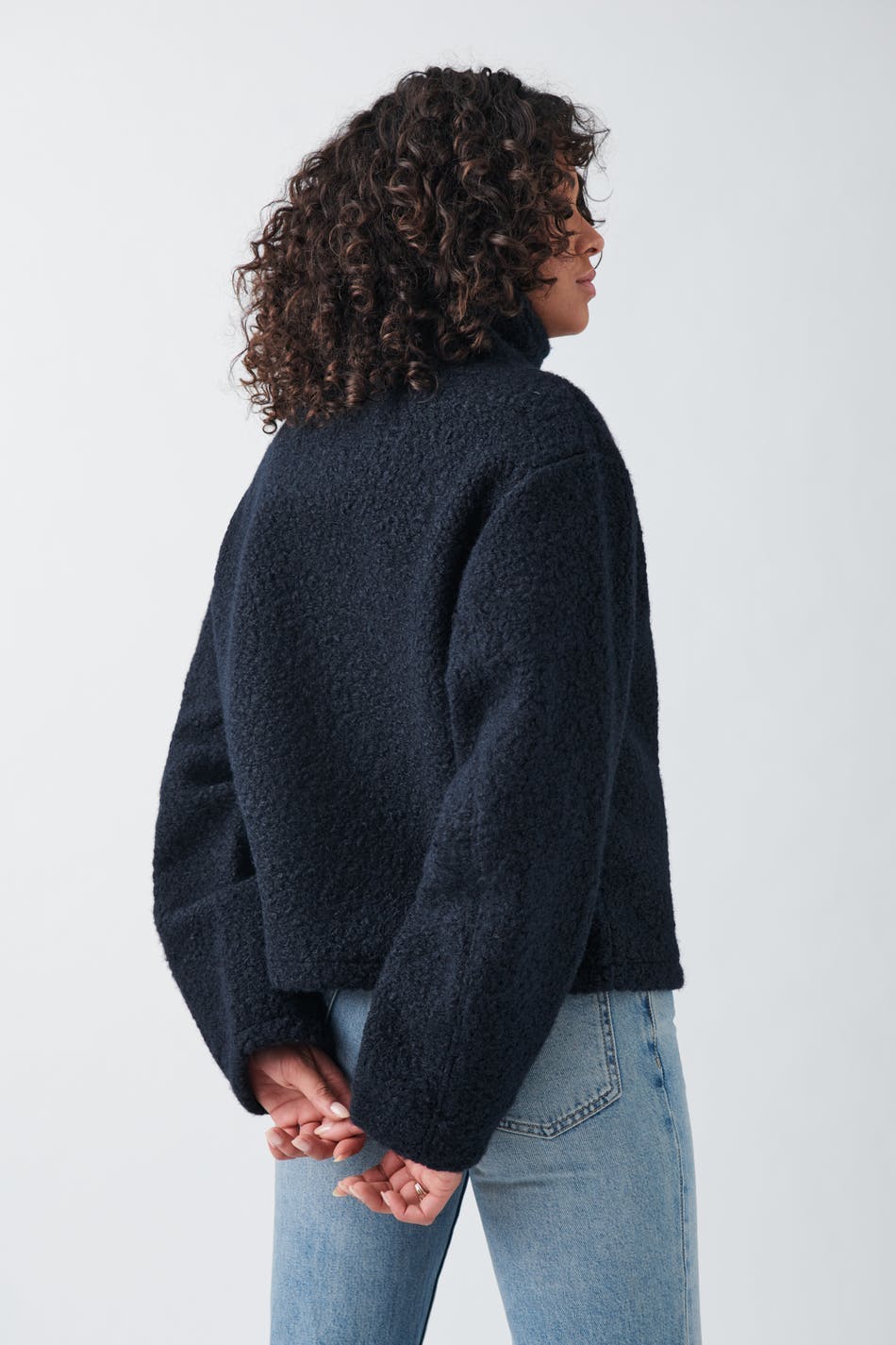 Soft boucle jacket