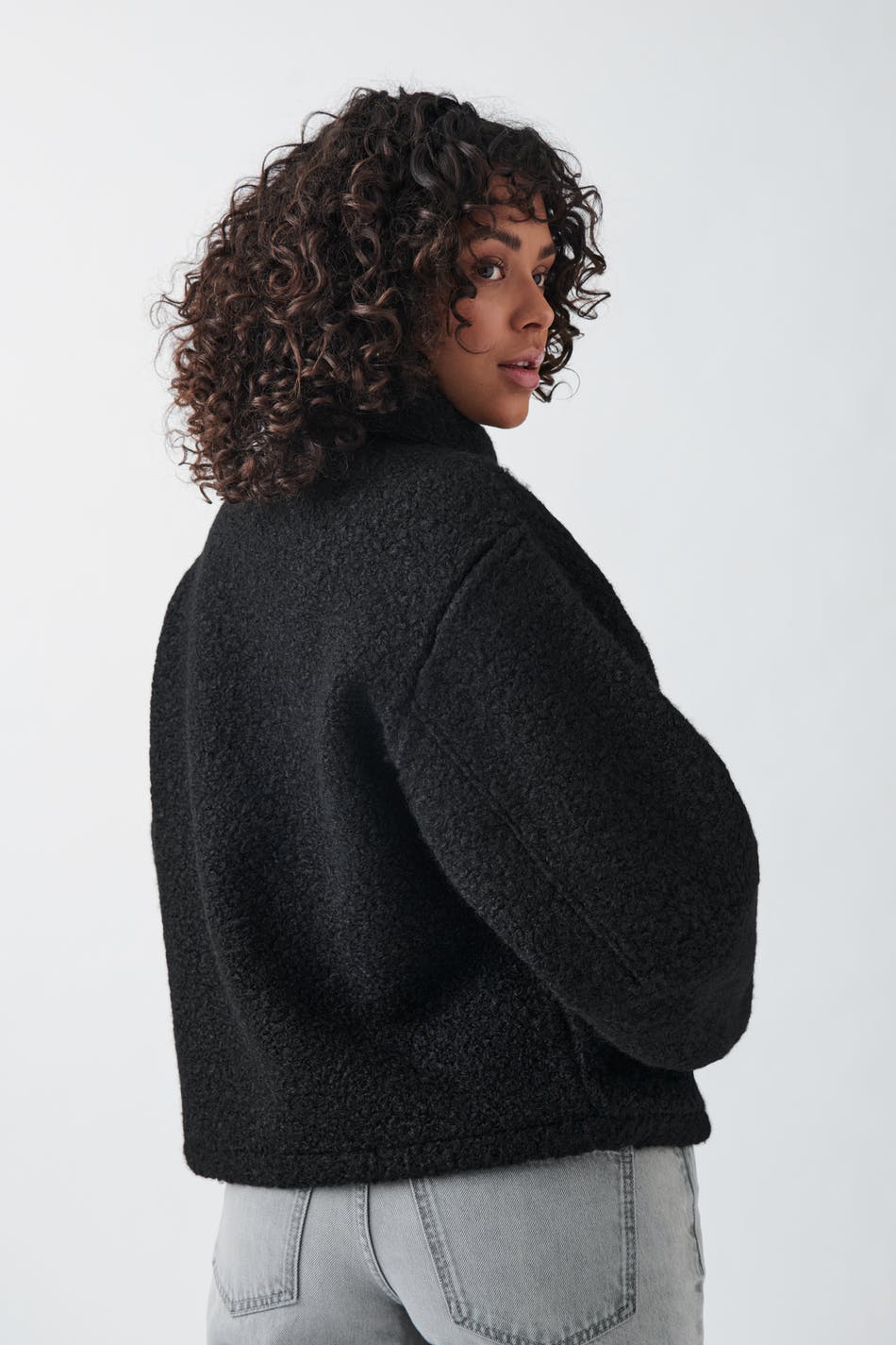 Soft boucle jacket