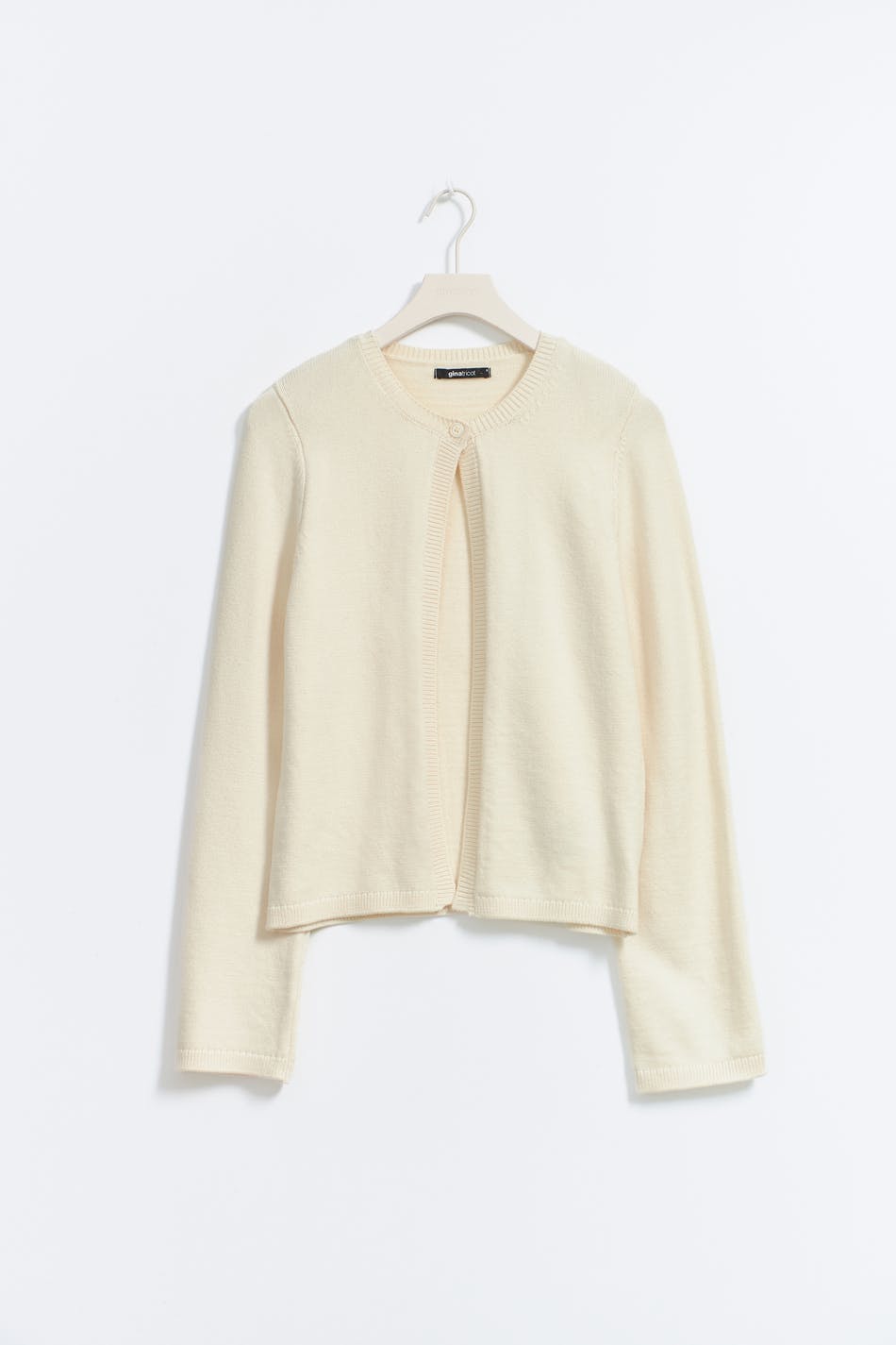 One button knit cardigan