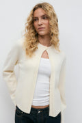 One button knit cardigan