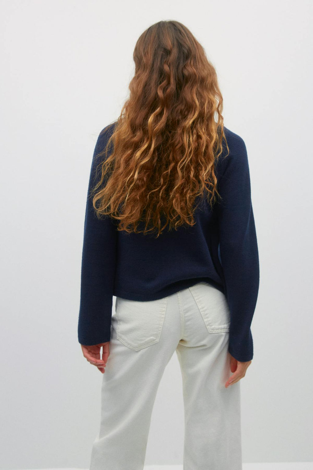 One button knit cardigan