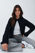 One button knit cardigan