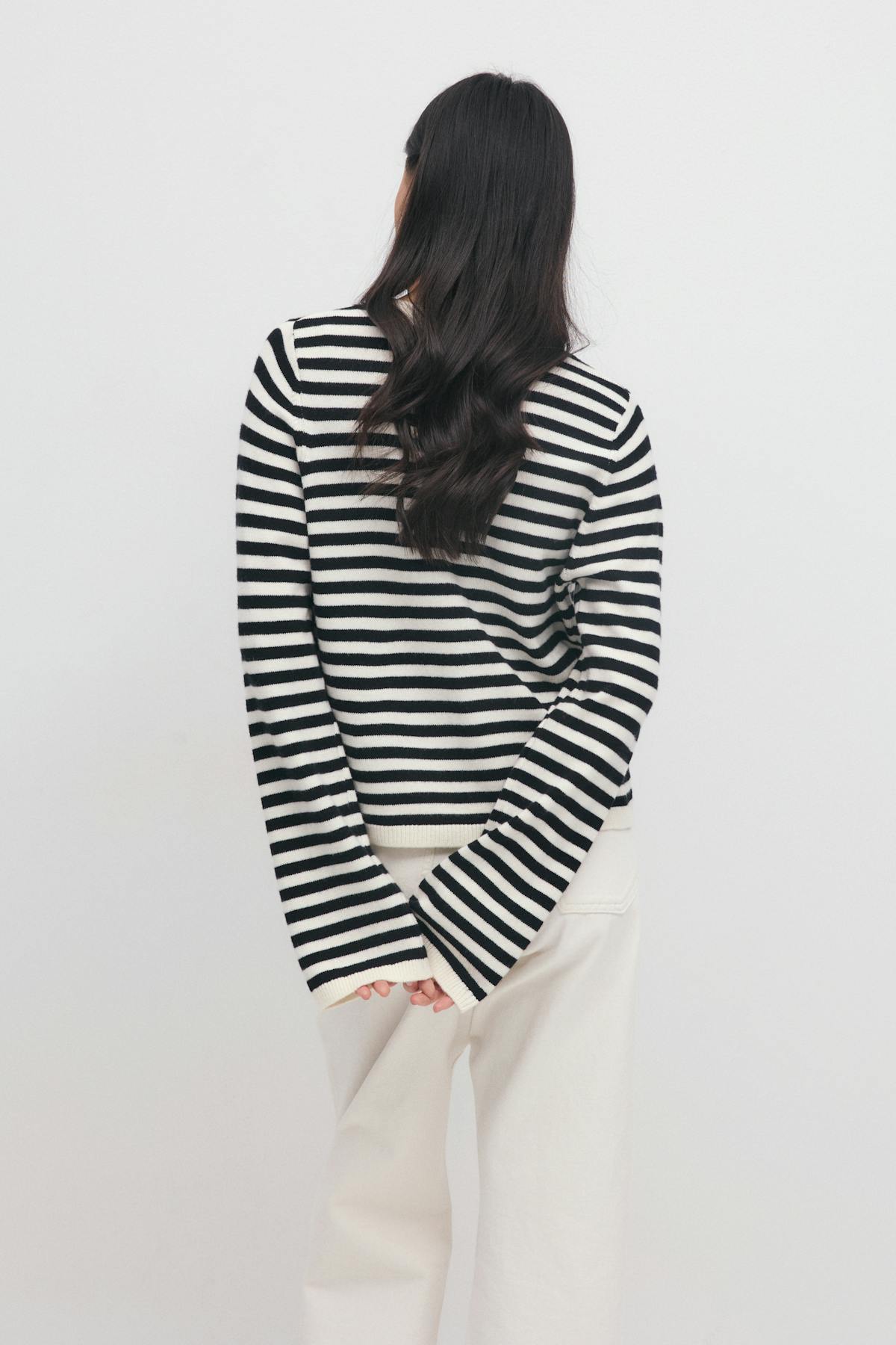 One button knit cardigan
