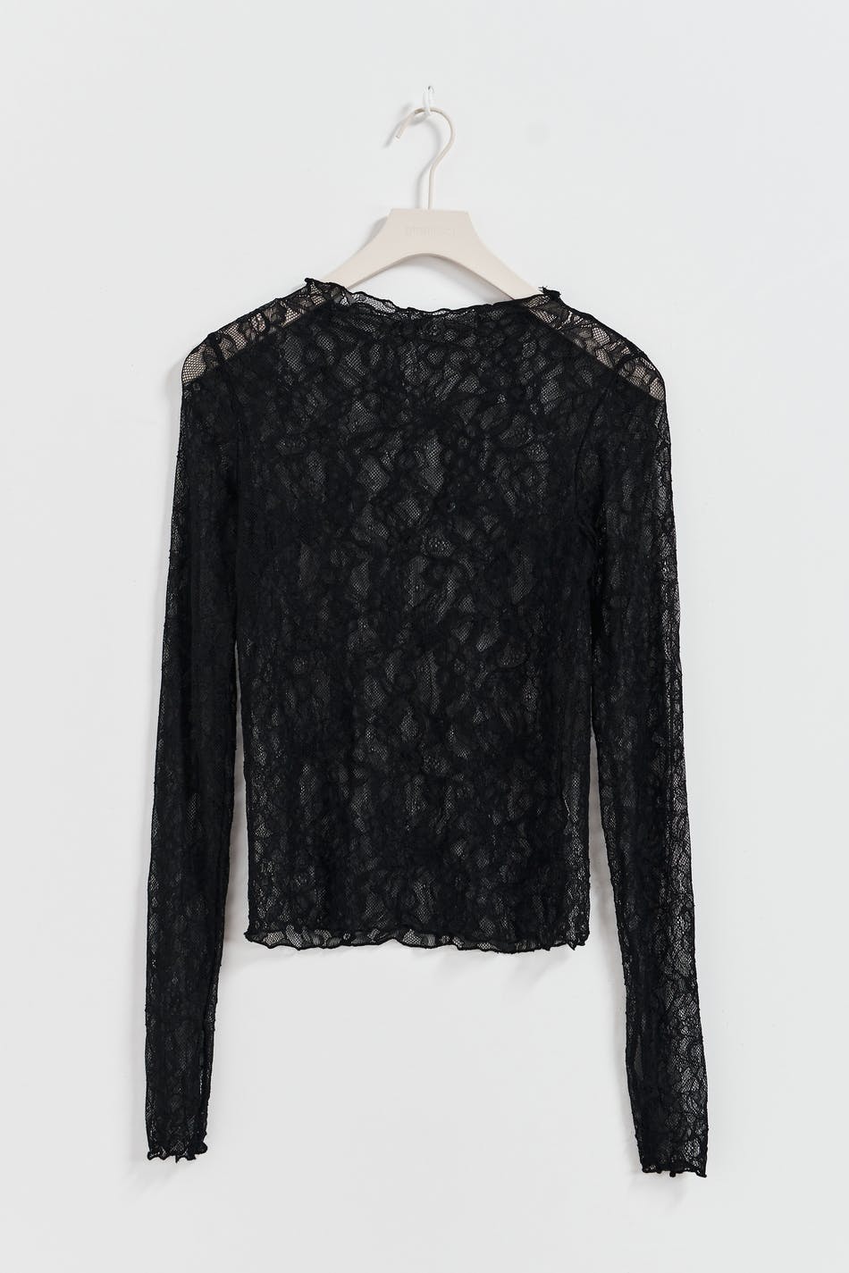 Boatneck lace top