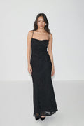 Cowl neck dress
