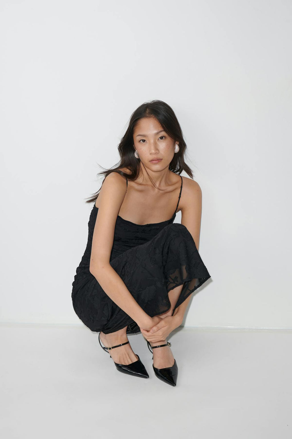 Cowl neck dress