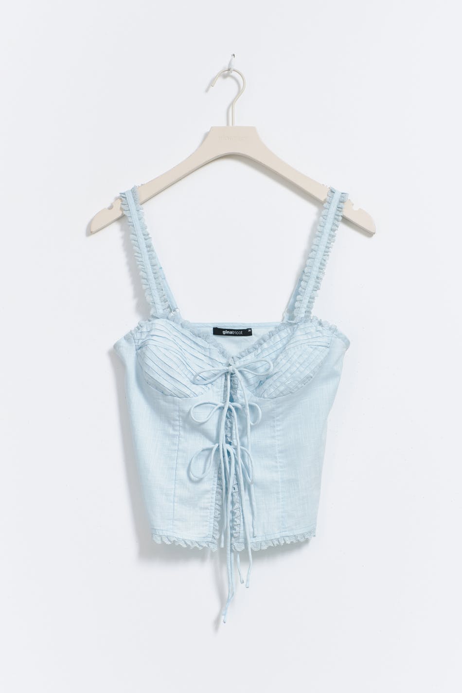 Tie front top