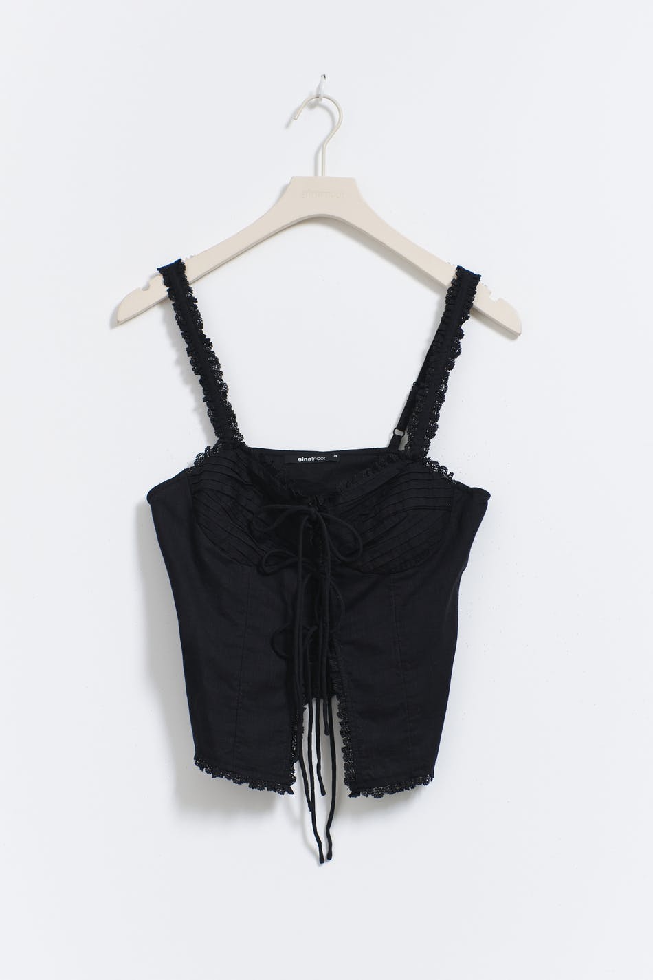 Tie front top