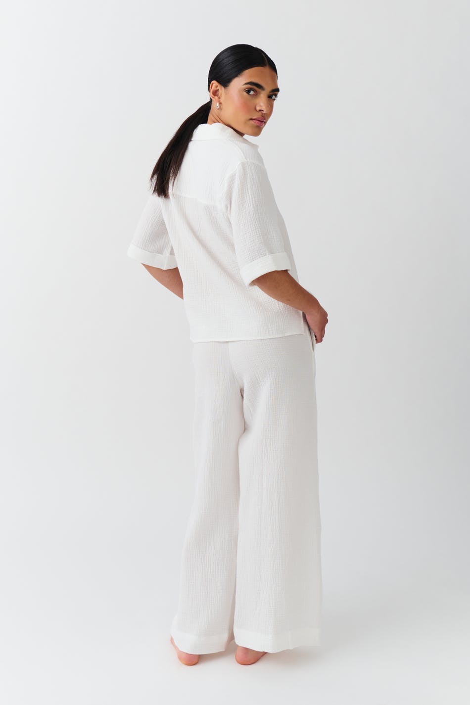 Gauze trousers
