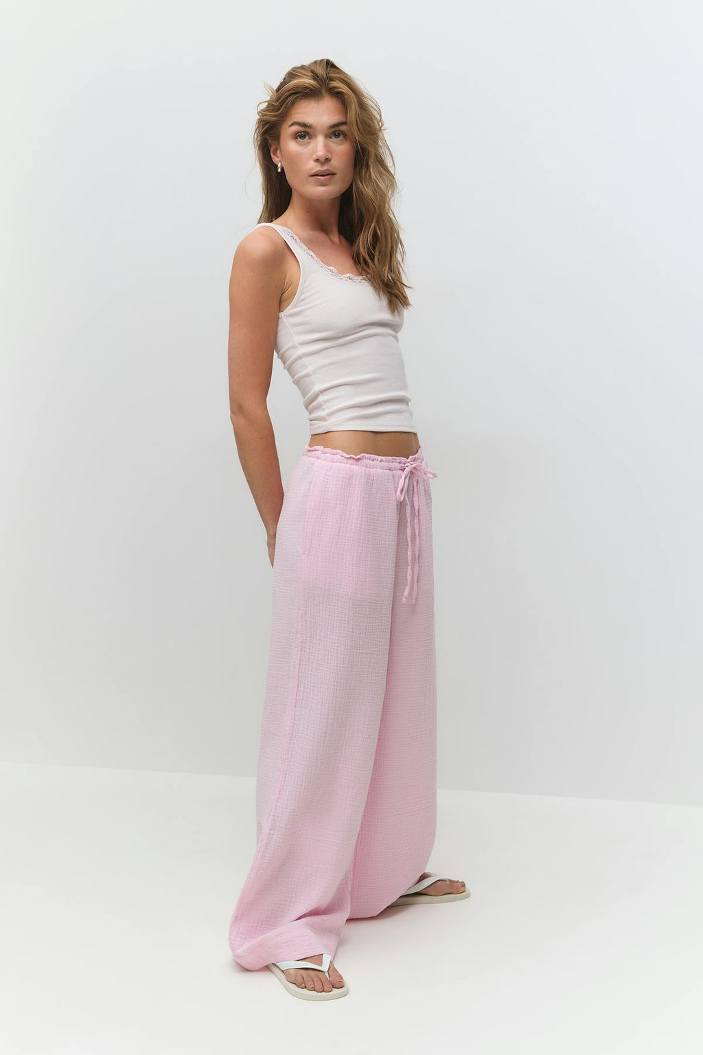 Gauze trousers
