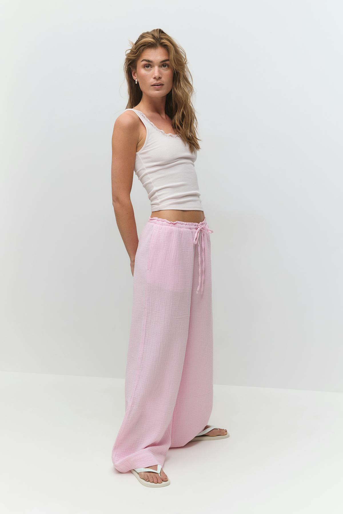 Gauze trousers