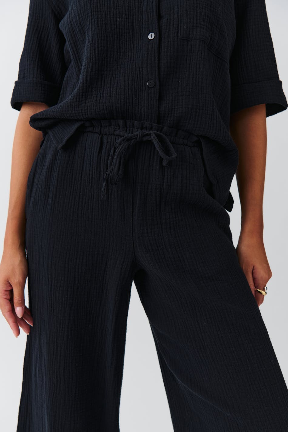 Gauze trousers