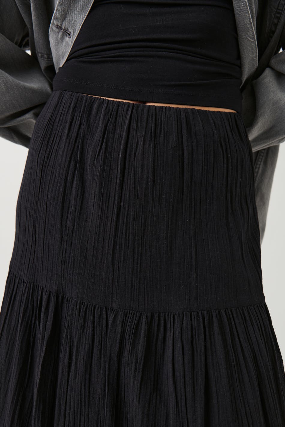 maxi cotton skirt