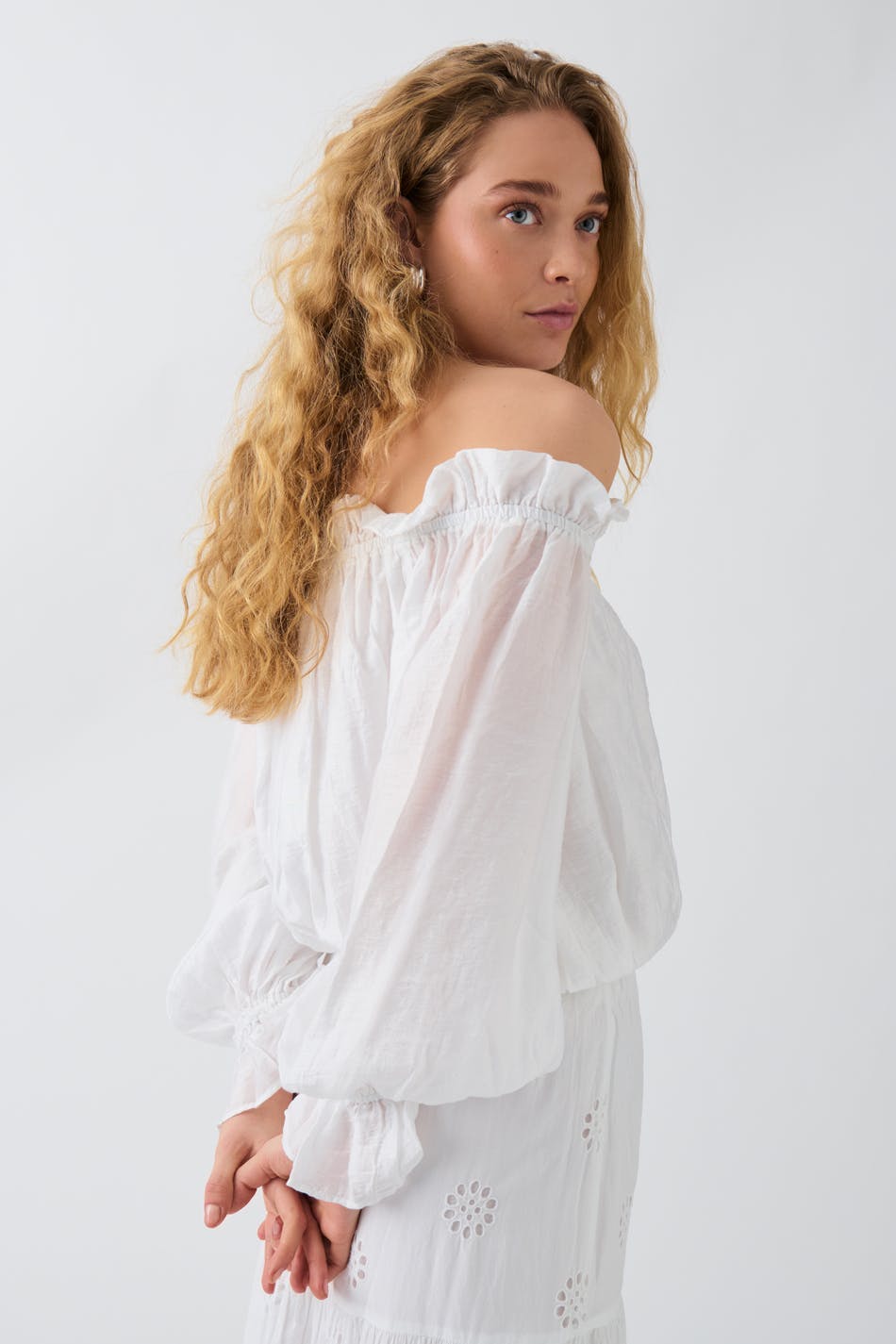 Off shoulder blouse