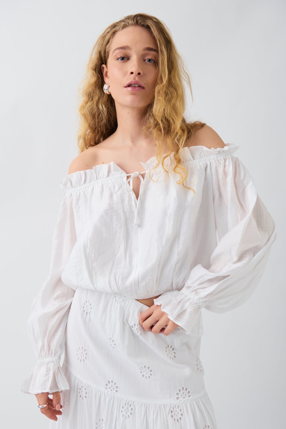 Off shoulder blouse