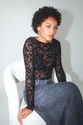 Burnout boatneck top