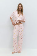 drawstring wide trousers