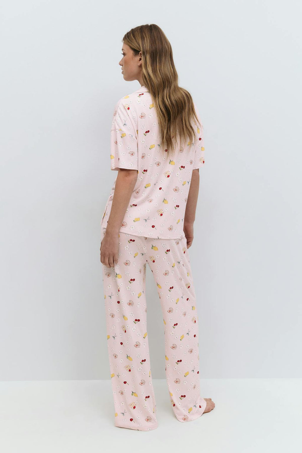 drawstring wide trousers