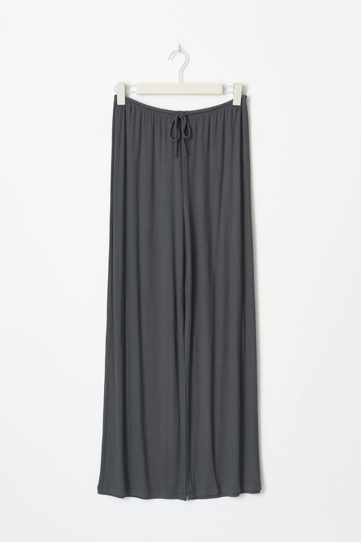 drawstring wide trousers