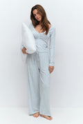 drawstring wide trousers