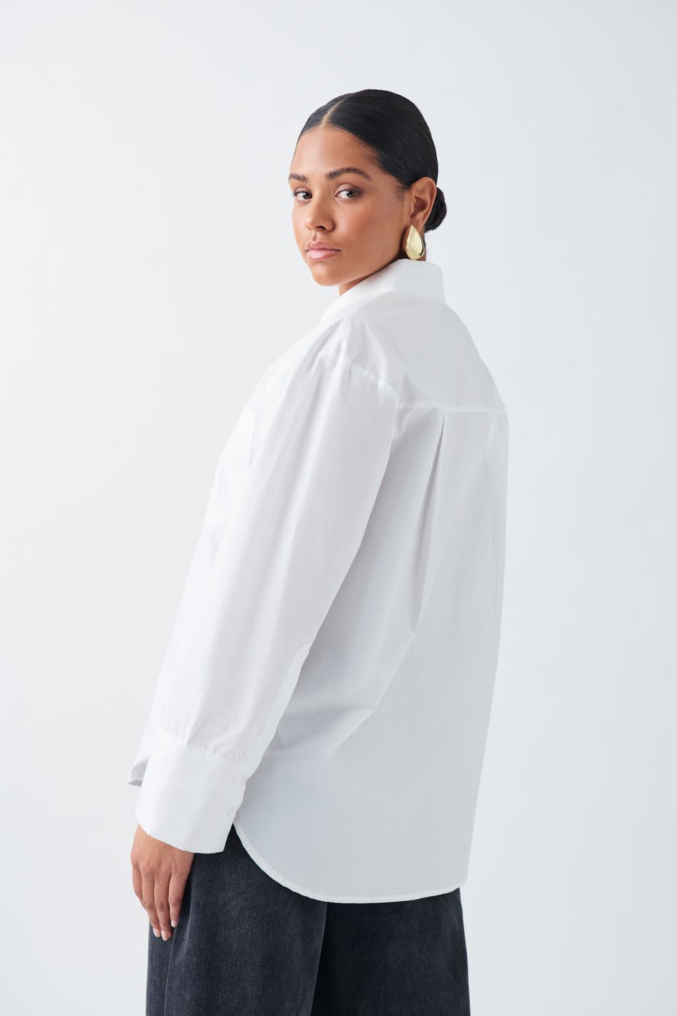 chunky poplin shirt