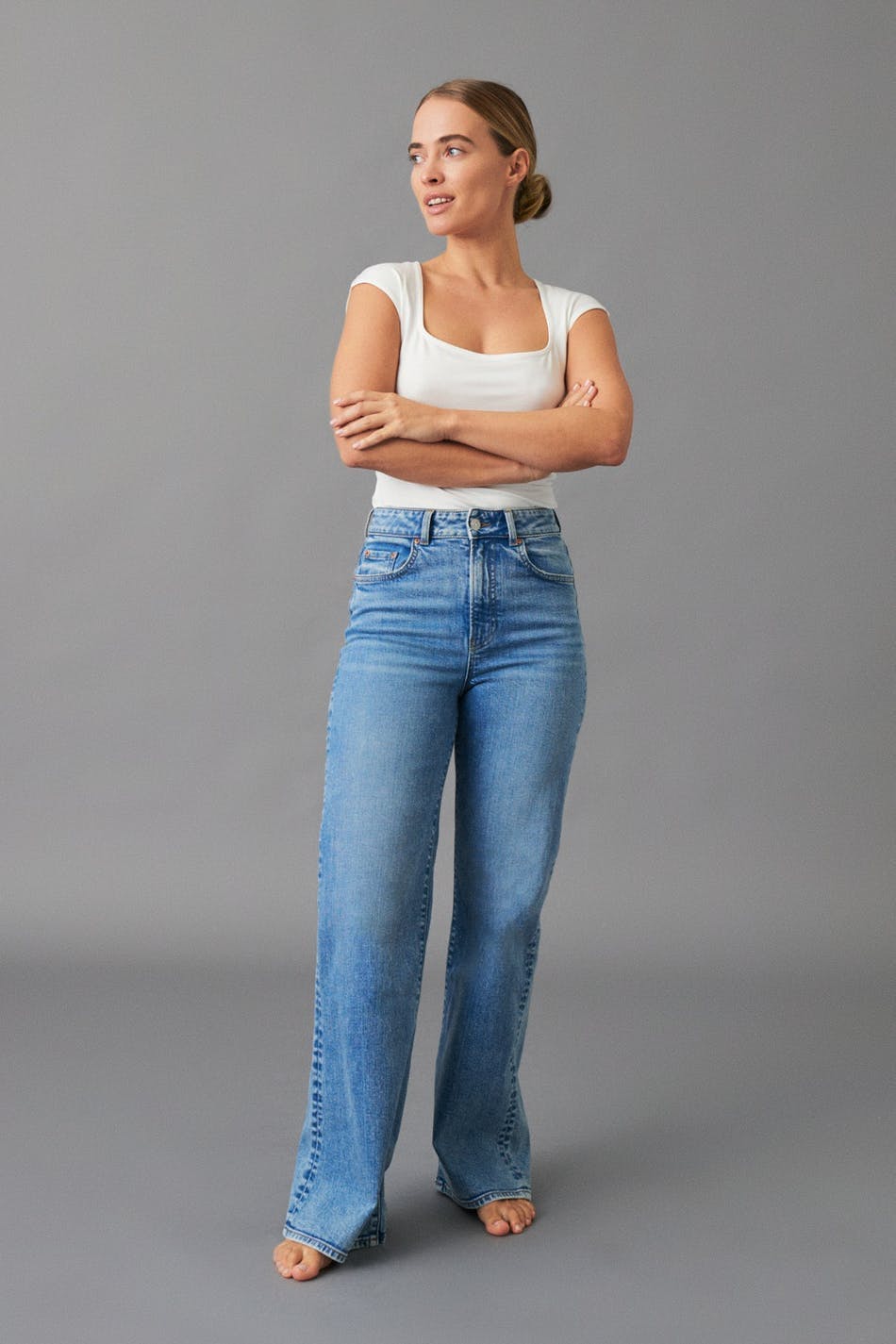 Comfy wide jeans