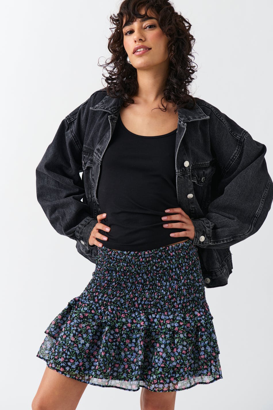 Boho smock skirt