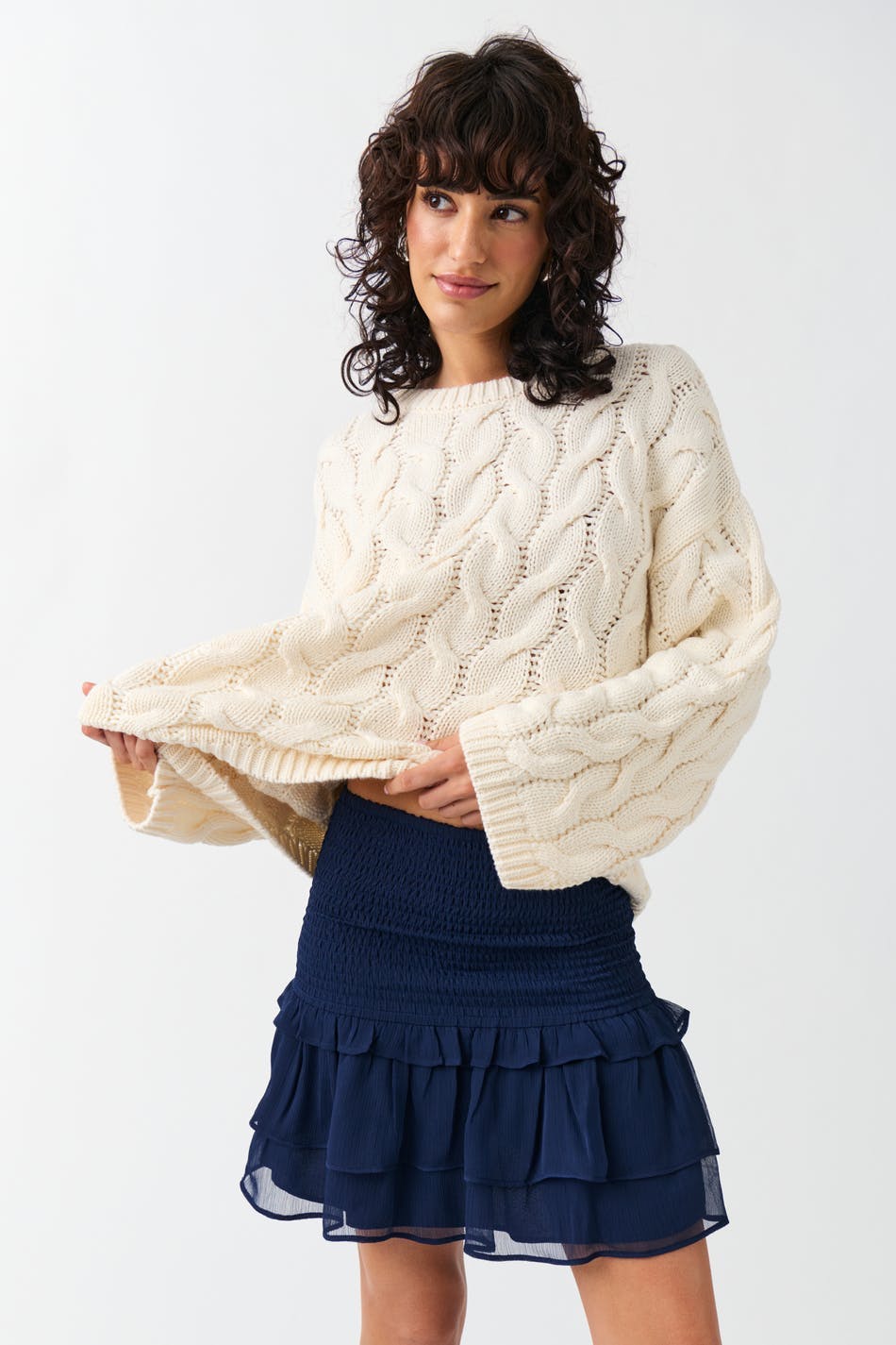 Boho smock skirt