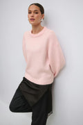 Crew neck knitted sweater