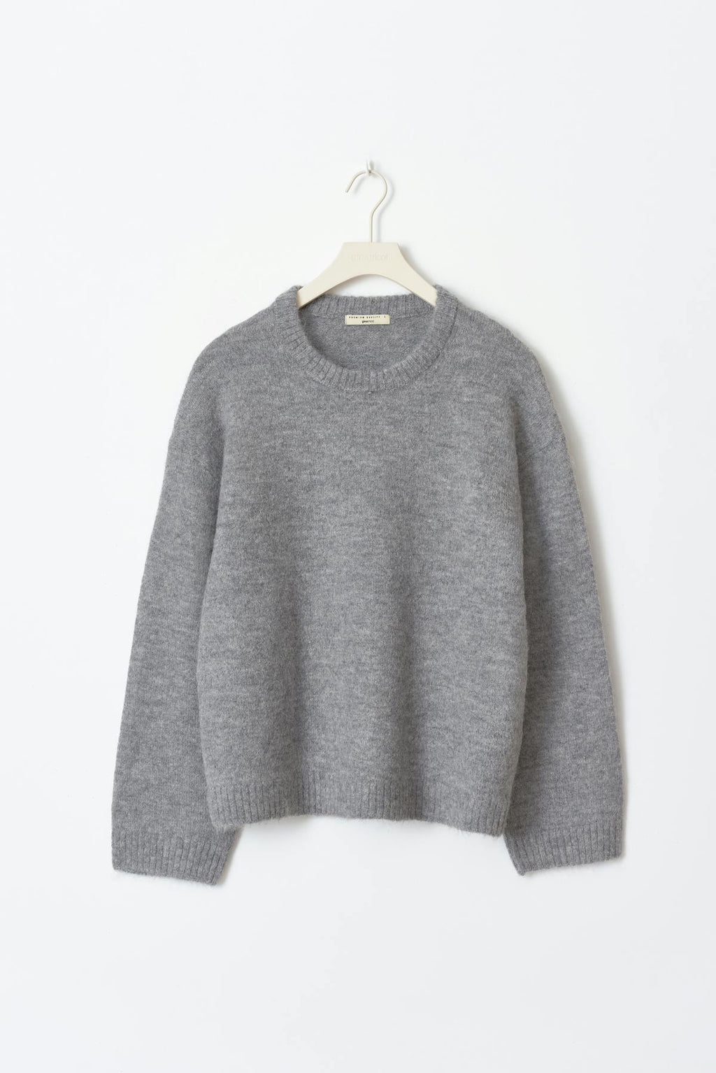Crew neck knitted sweater