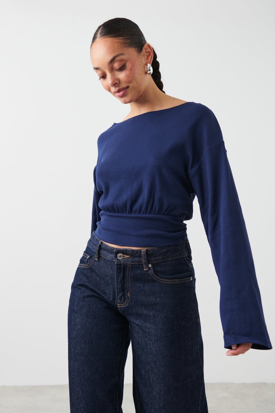 Flare sleeve top