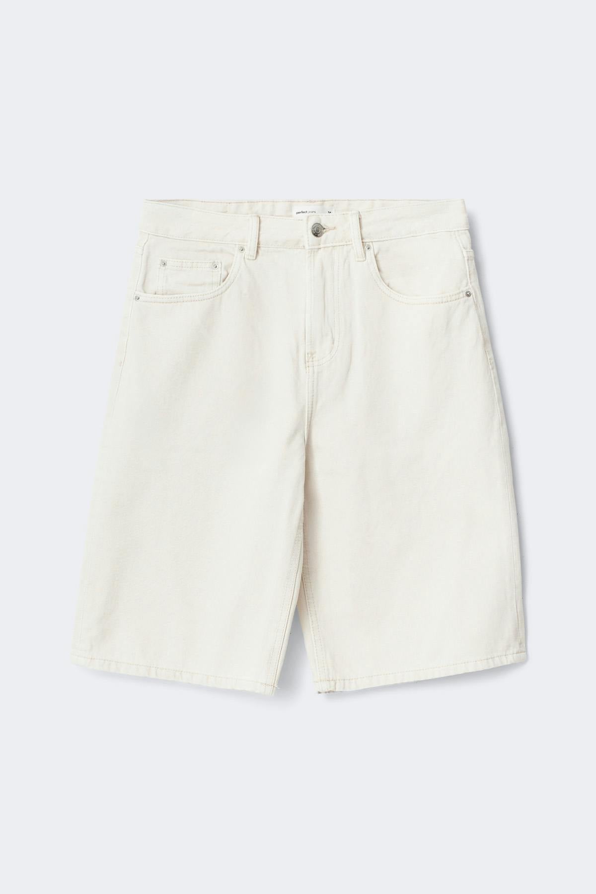 Baggy denim shorts
