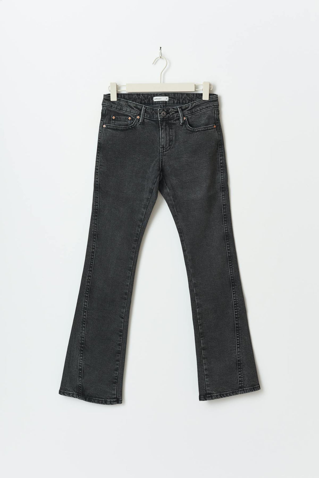 Twisted bootcut jeans
